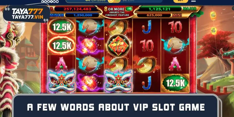 A few words about VIP slot game