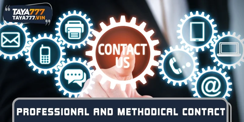 Professional and methodical customer service process when contact