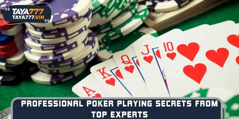 Professional Poker Playing Secrets from Top Experts