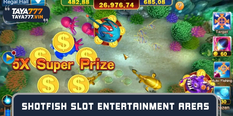 Game lobby list at Shotfish Slot 