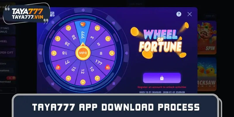 TAYA777 app download process